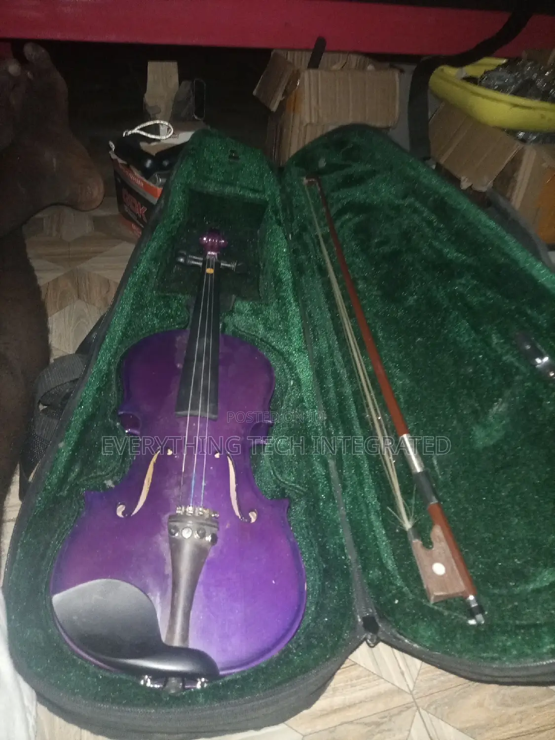 Purple CREMONA Fecit Anno Premier Student Violin