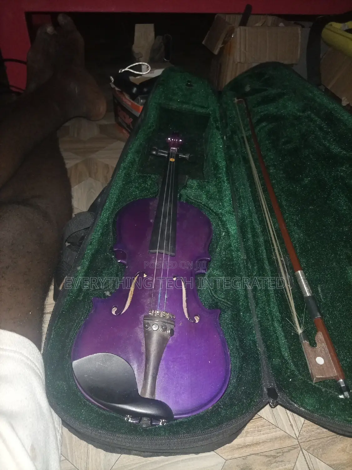 Purple CREMONA Fecit Anno Premier Student Violin