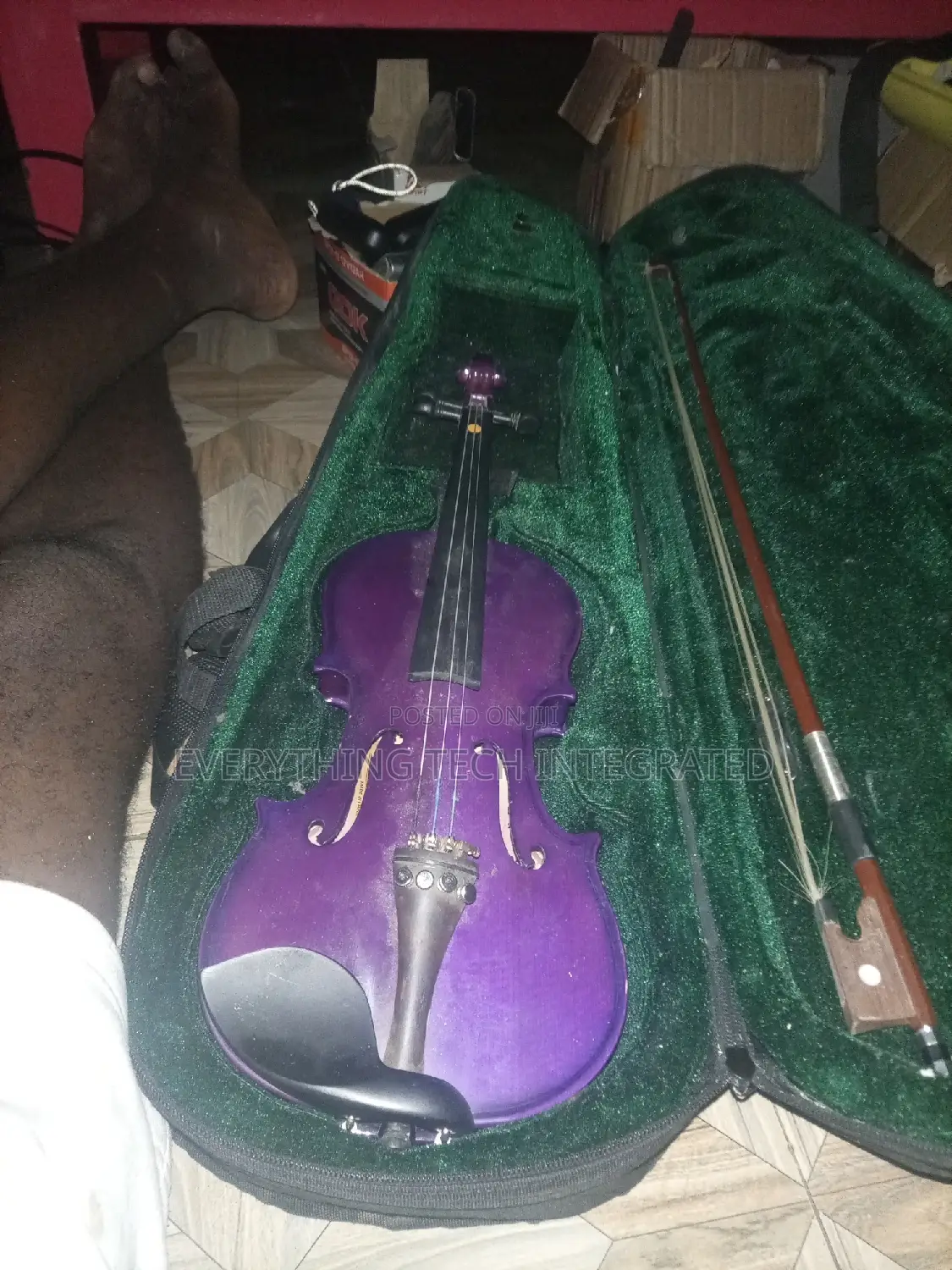 Purple CREMONA Fecit Anno Premier Student Violin