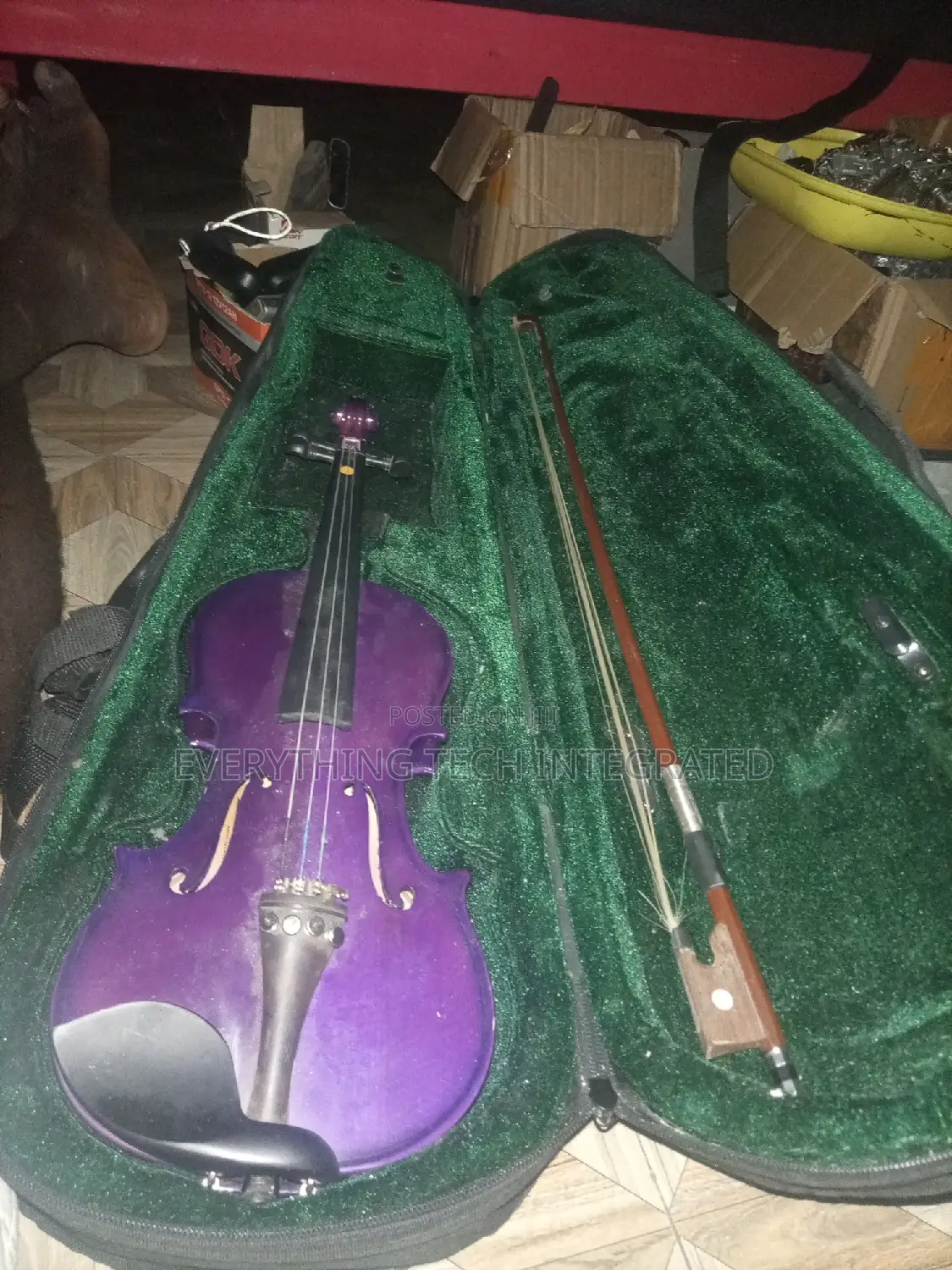 Purple CREMONA Fecit Anno Premier Student Violin
