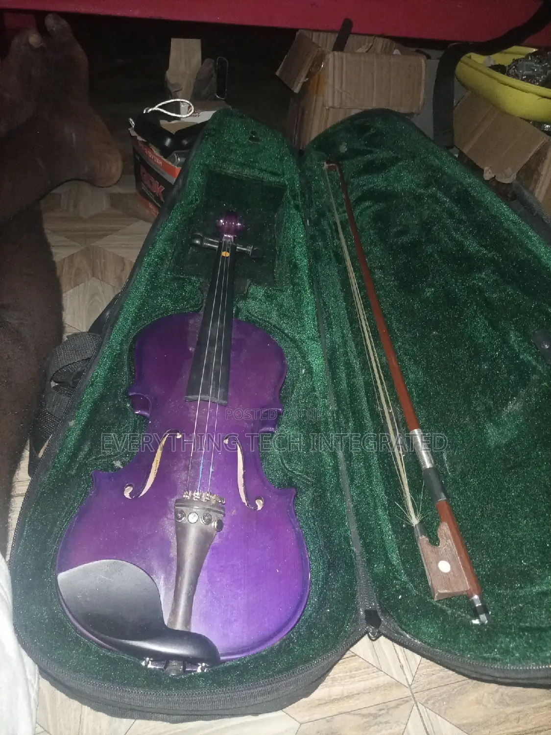 Purple CREMONA Fecit Anno Premier Student Violin