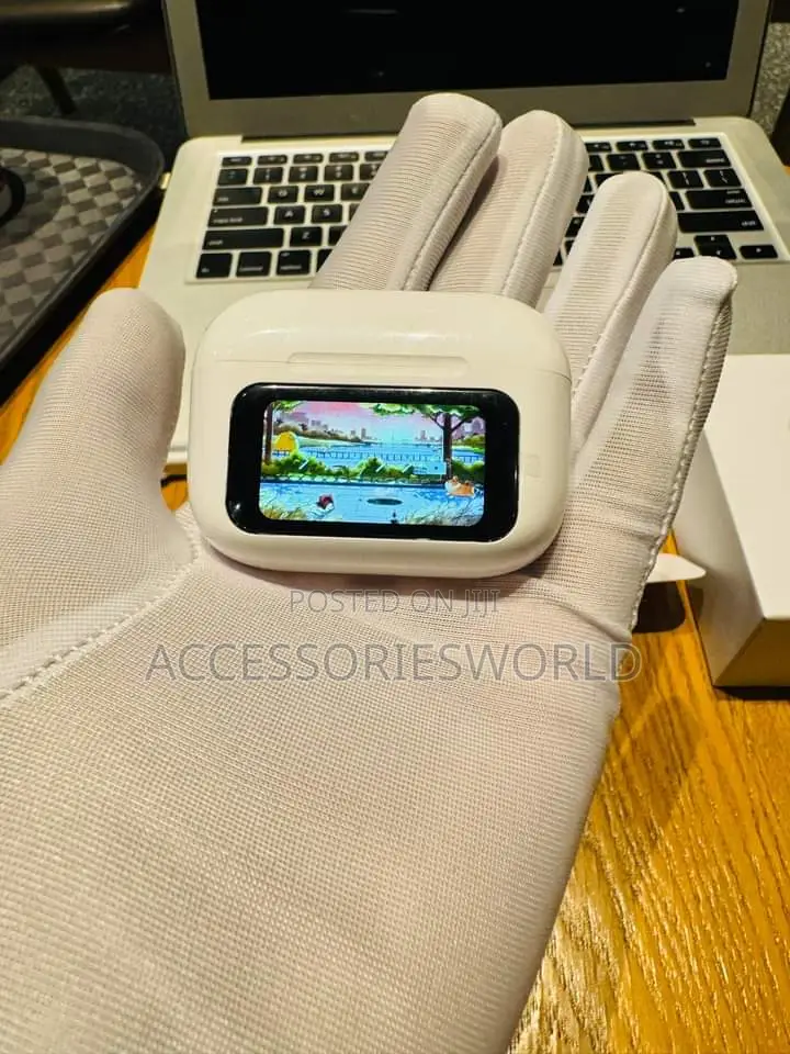 A9 Pro Anc+Enc Airpods Headphones With Smart Display Screen