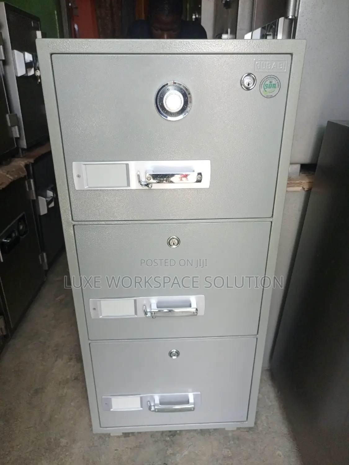3 Drawers Fireproof Cabinet