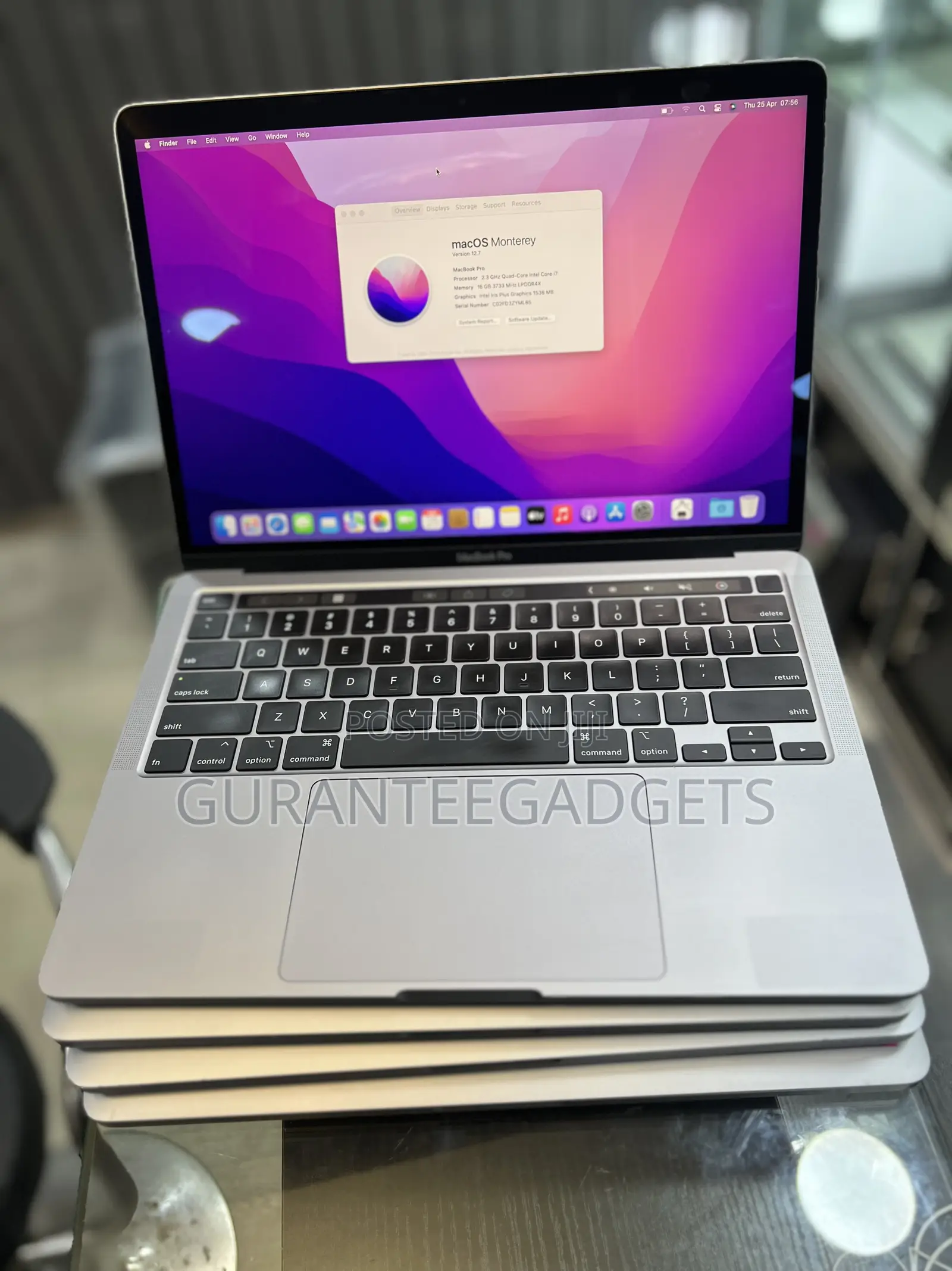 Laptop Apple MacBook Pro 2020 16GB Intel Core i7 SSD 512GB