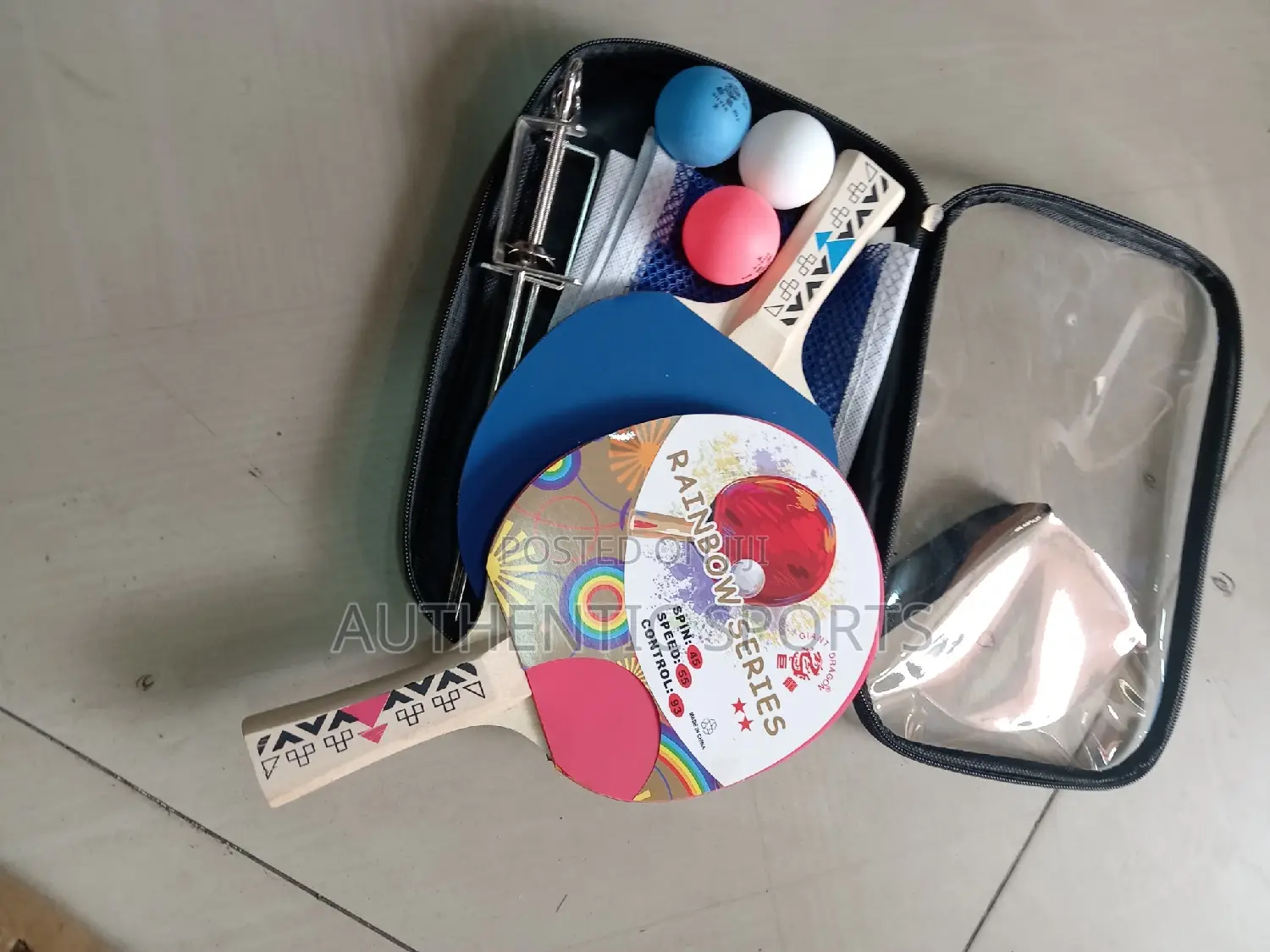 Rainbow Professional 2star Bat With 3ball