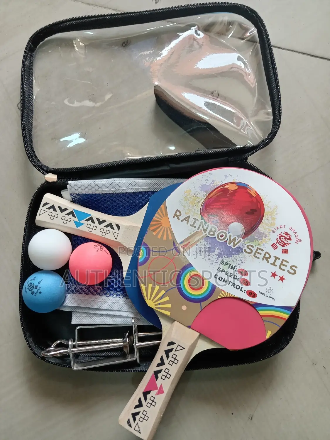 Rainbow Professional 2star Bat With 3ball