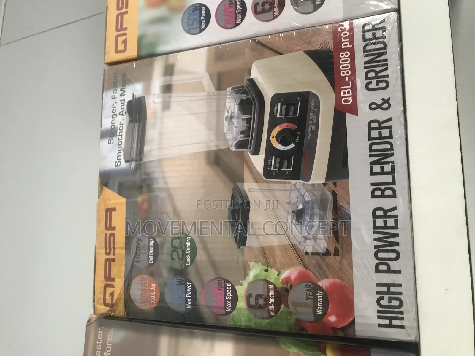 Qasa High Power Blender and Grinder GBL- 8008 Pro3