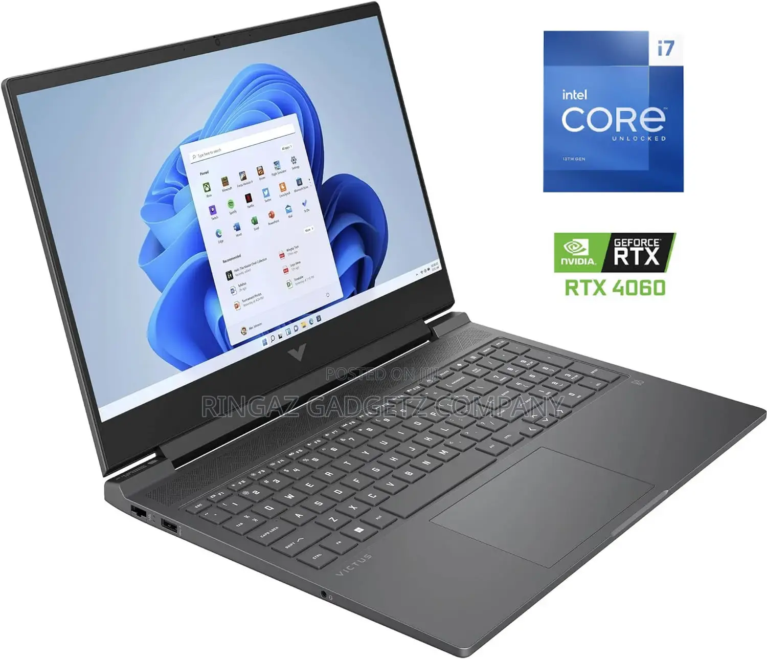 New Laptop HP Victus 16 16GB Intel Core I7 SSD 1T