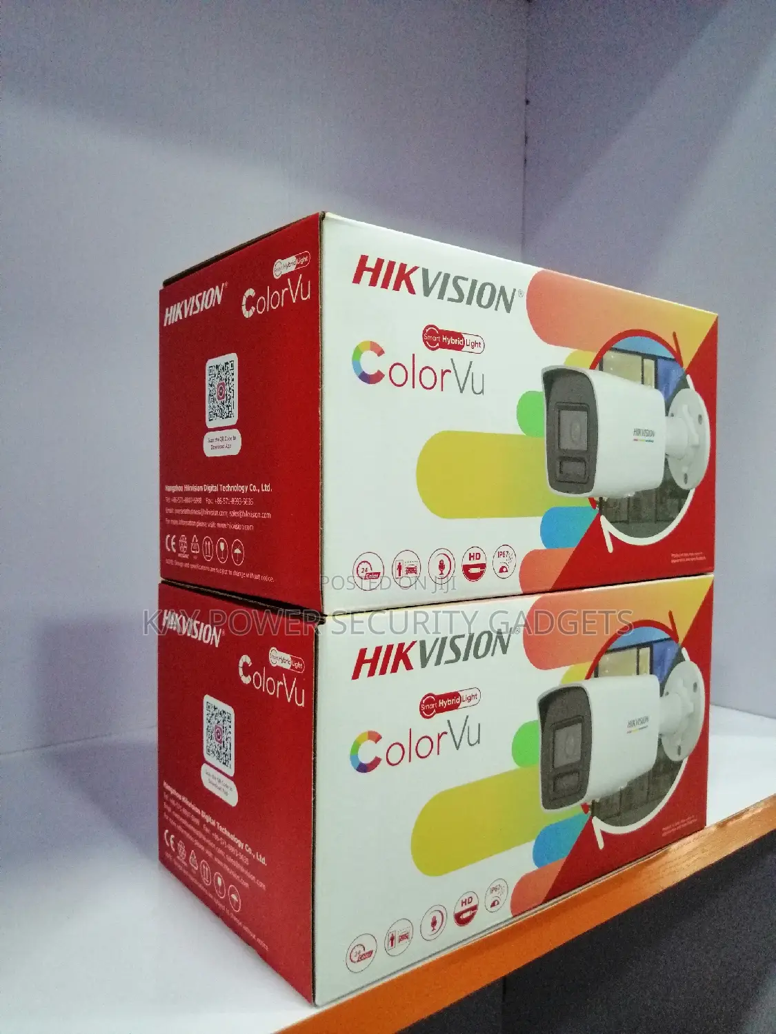 Hikvision 4mp Ip Full Color Camera (2pcs)