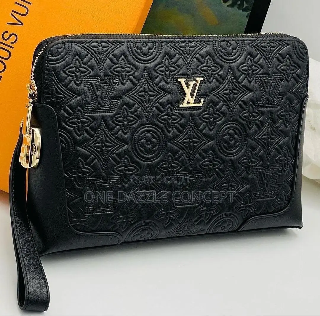 Men Hand Purse With Side Lock
