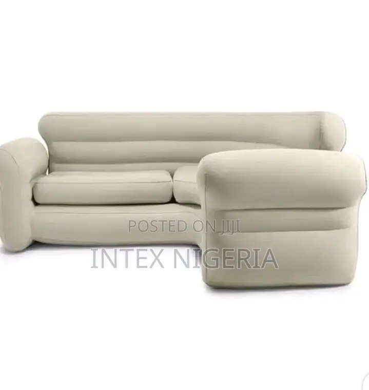 Intex Inflatable Corner Sofa “L-Shaped” Inflatable Couch