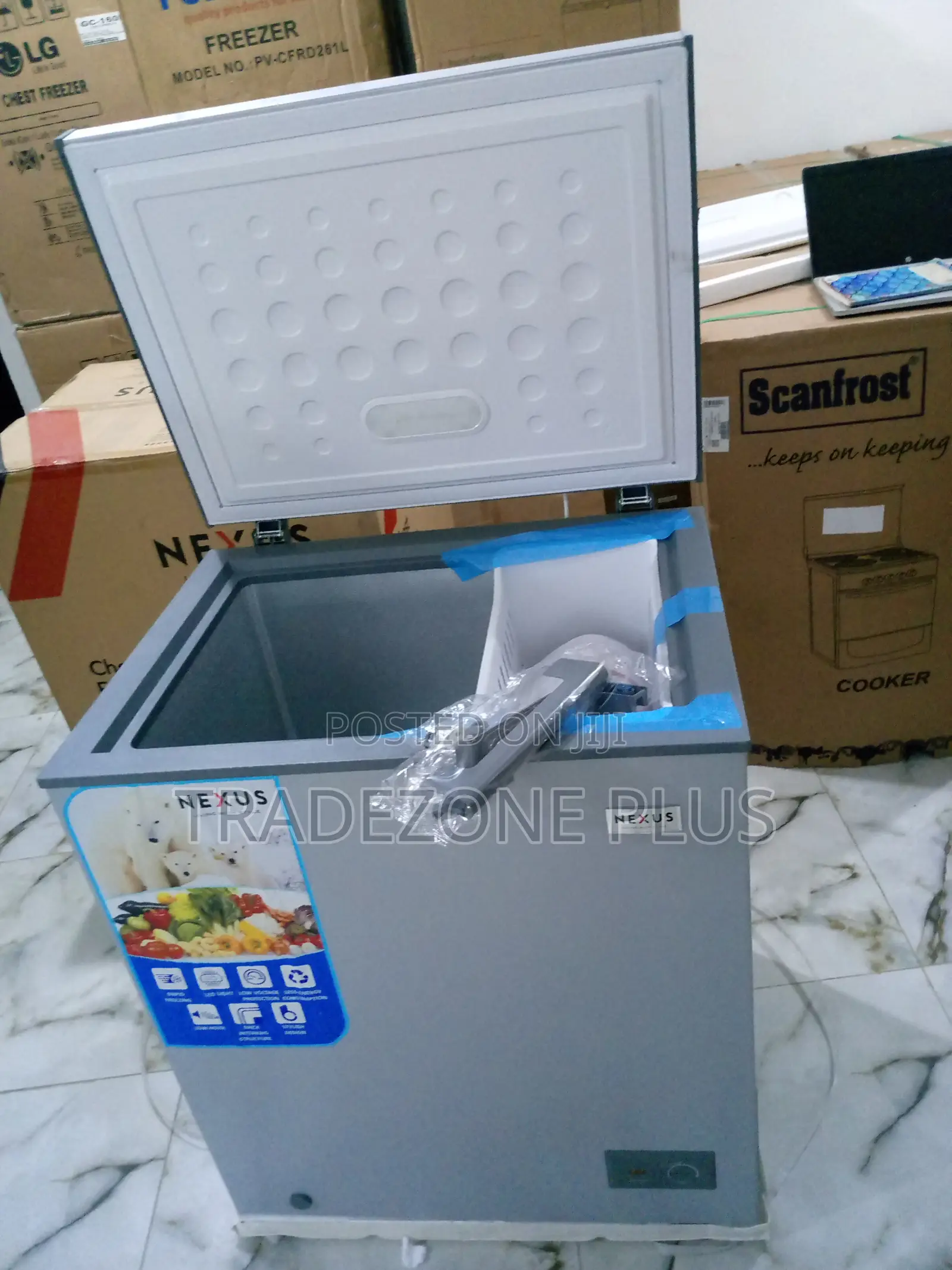 Durable Nexus 150ltr Chest Freezer With Basket+ Lock