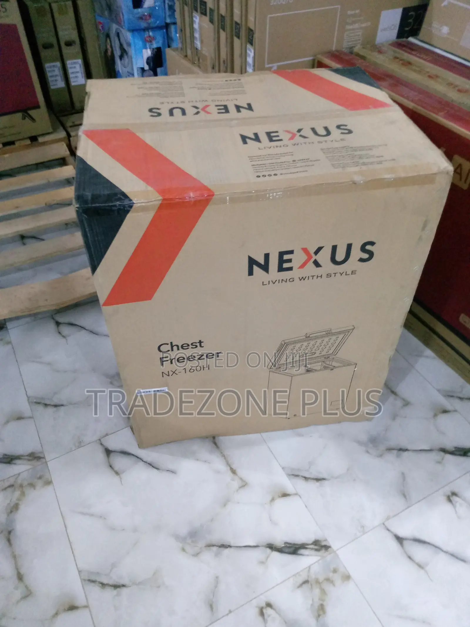 Durable Nexus 150ltr Chest Freezer With Lock+Led Light