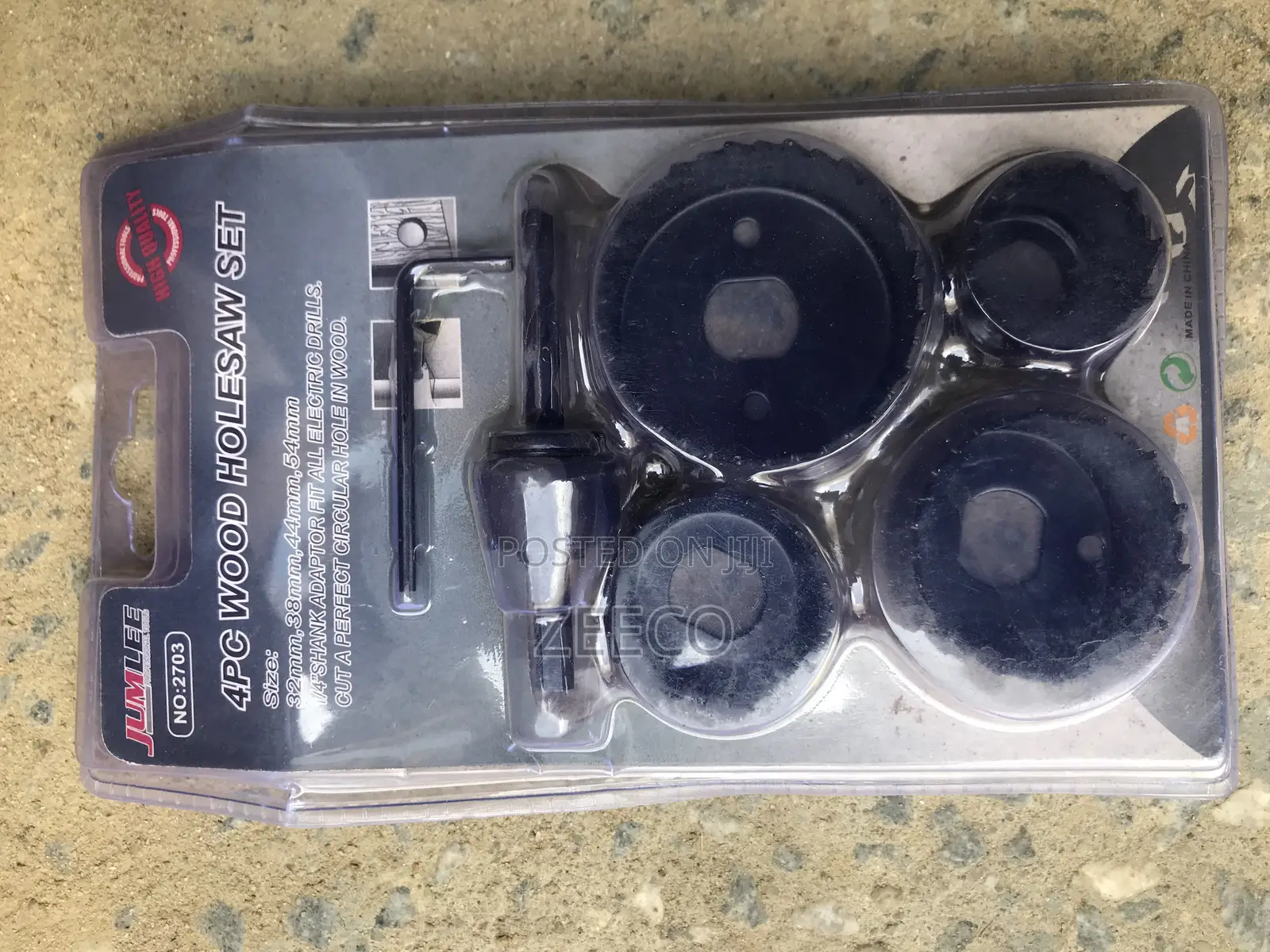 4pcs Wood Hole Saw Set