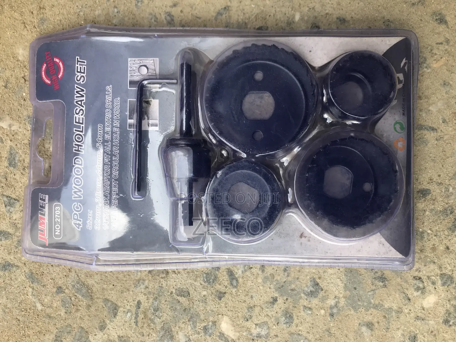 4pcs Wood Hole Saw Set
