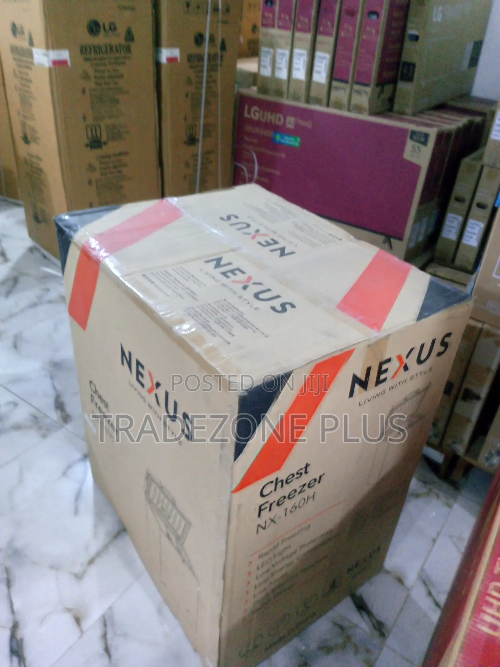 New in Nexus 150ltr Chest Freezer With LED Light+Lock