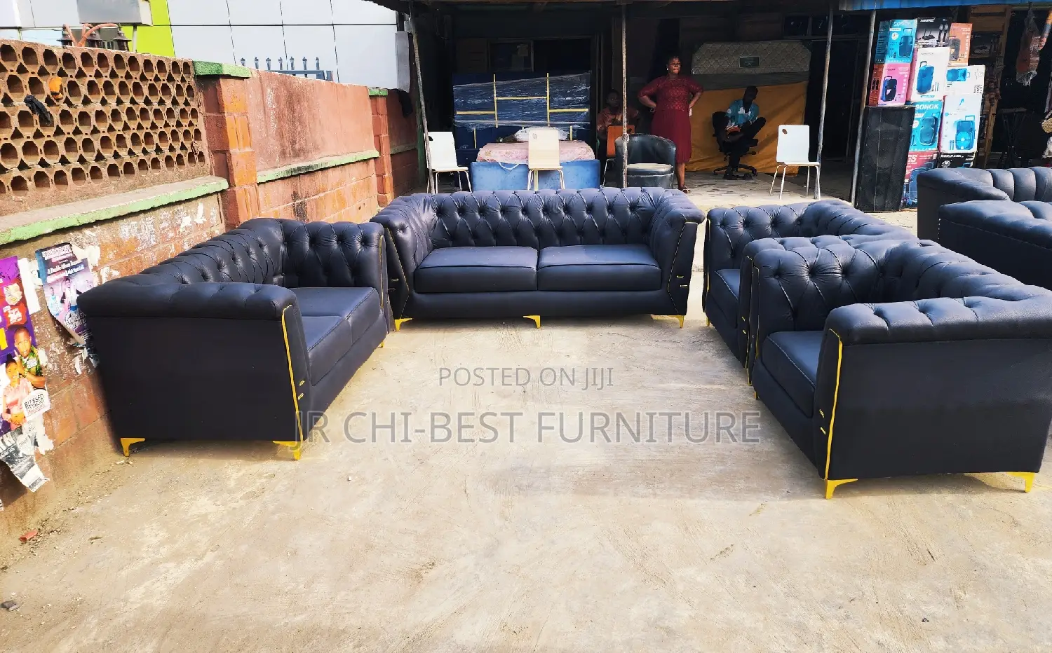 Excellent Set of Living Room Upholstery Fabric Sofa | Chairs | Couch