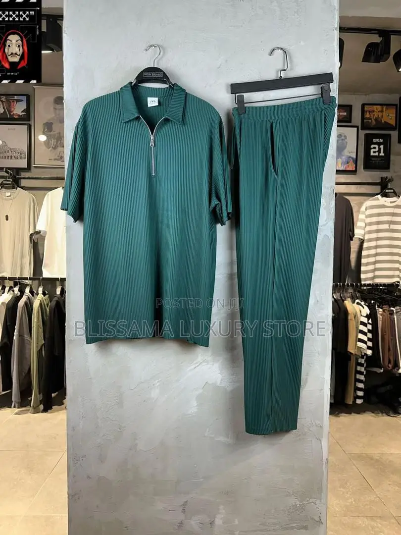 Luxury Zara Issa Miyake Male Two Piece Set