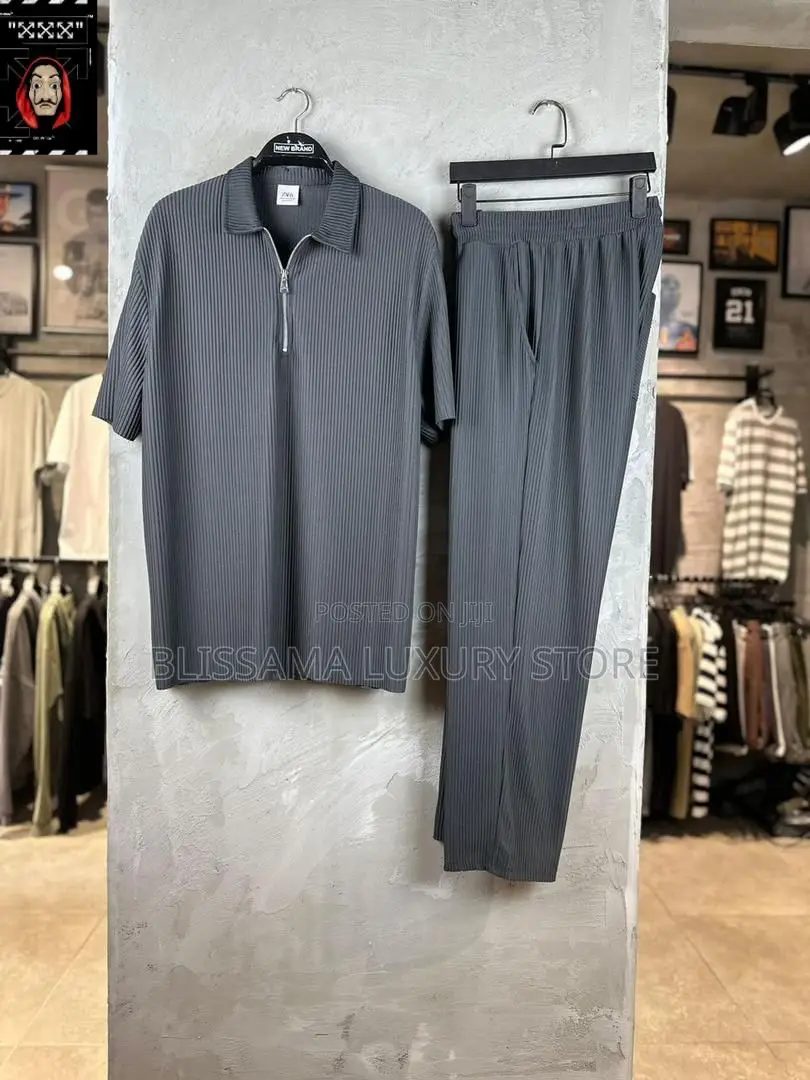 Luxury Zara Issa Miyake Male Two Piece Set