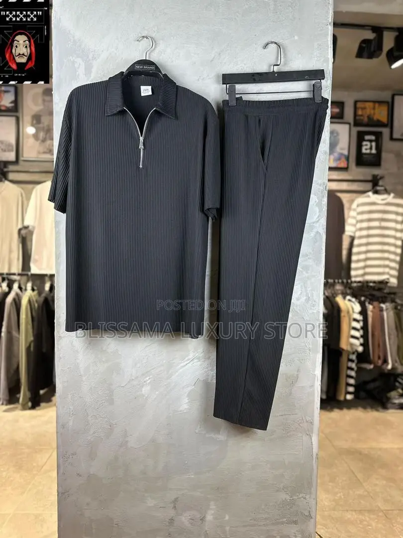 Luxury Zara Issa Miyake Male Two Piece Set