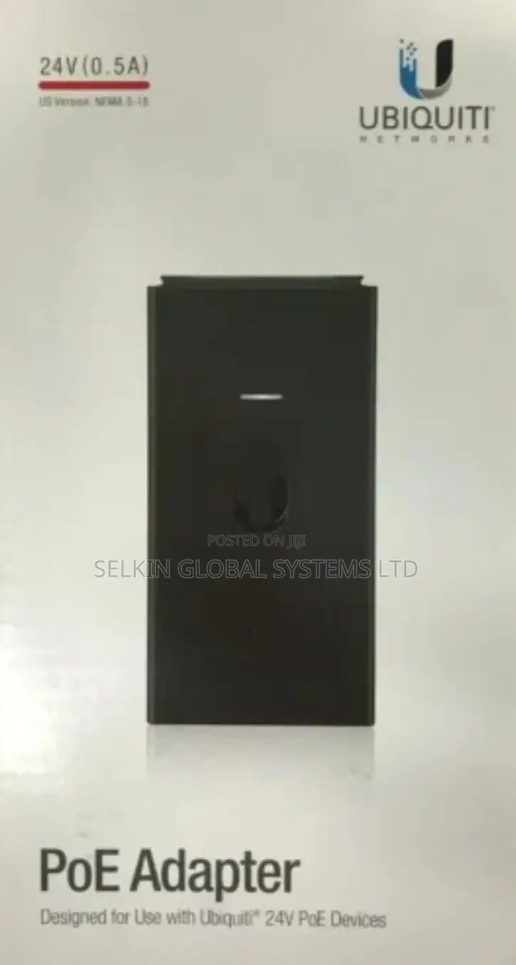 Unifi 24v Poe Ubiquiti Power Adapter