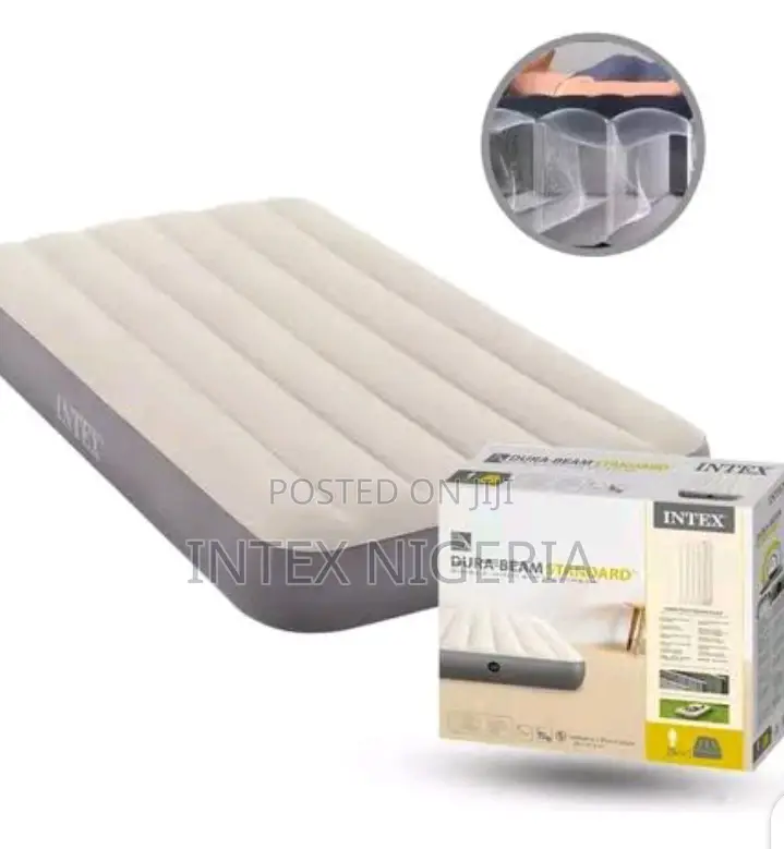 Intex Inflatable Single Size Dura-Beam Air Bed