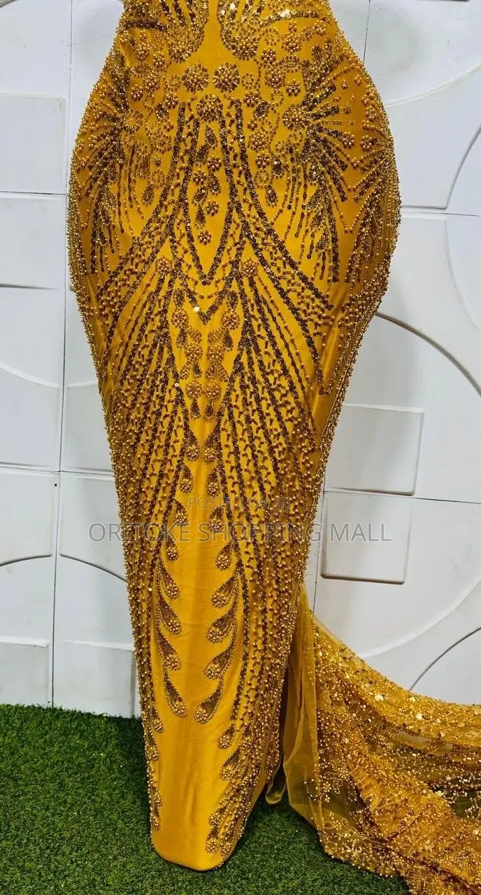 Exotic Luxury Handbeaded Lace (5yards) Wholesales Price