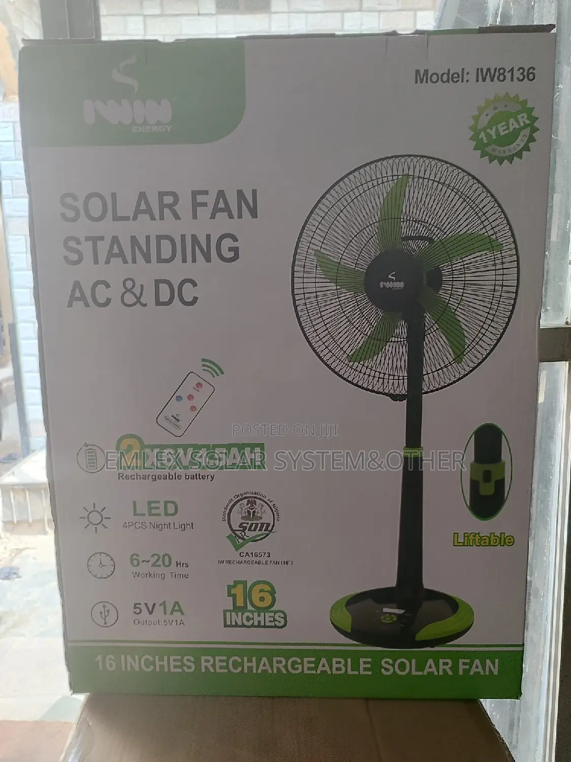 Iwin 16inches Solar