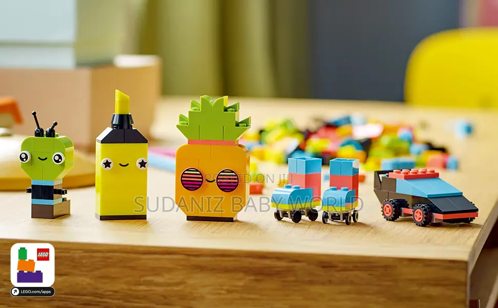 LEGO Classic Creative Neon Colors Fun Brick Box Set 11027