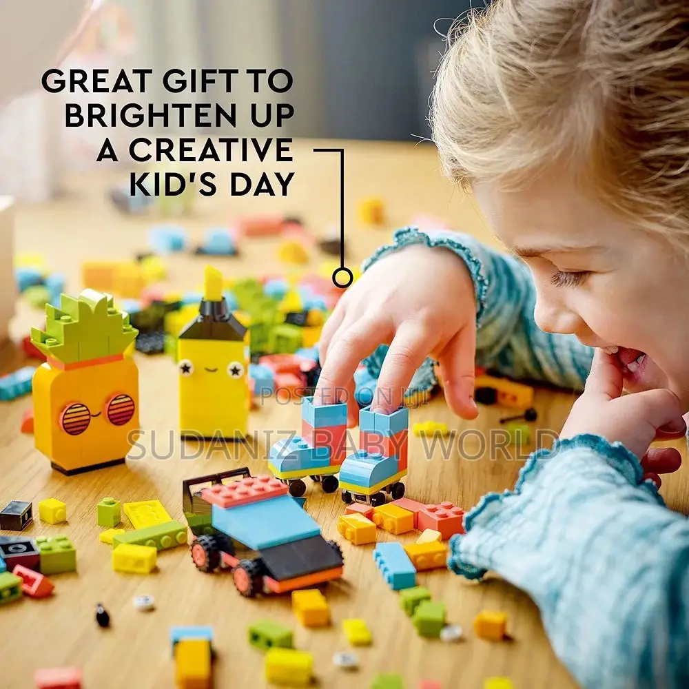 LEGO Classic Creative Neon Colors Fun Brick Box Set 11027
