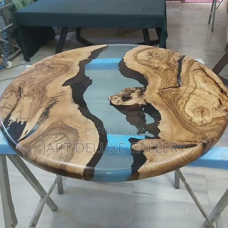 Stylish Wooden Epoxy Table