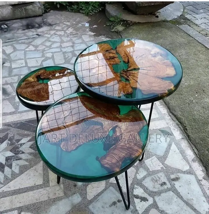 Stylish Wooden Epoxy Table