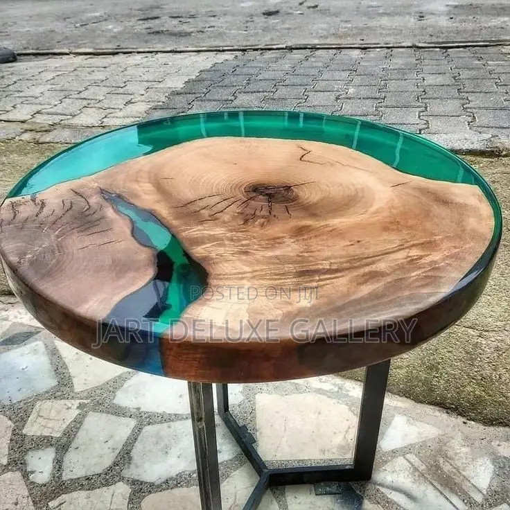 Stylish Wooden Epoxy Table