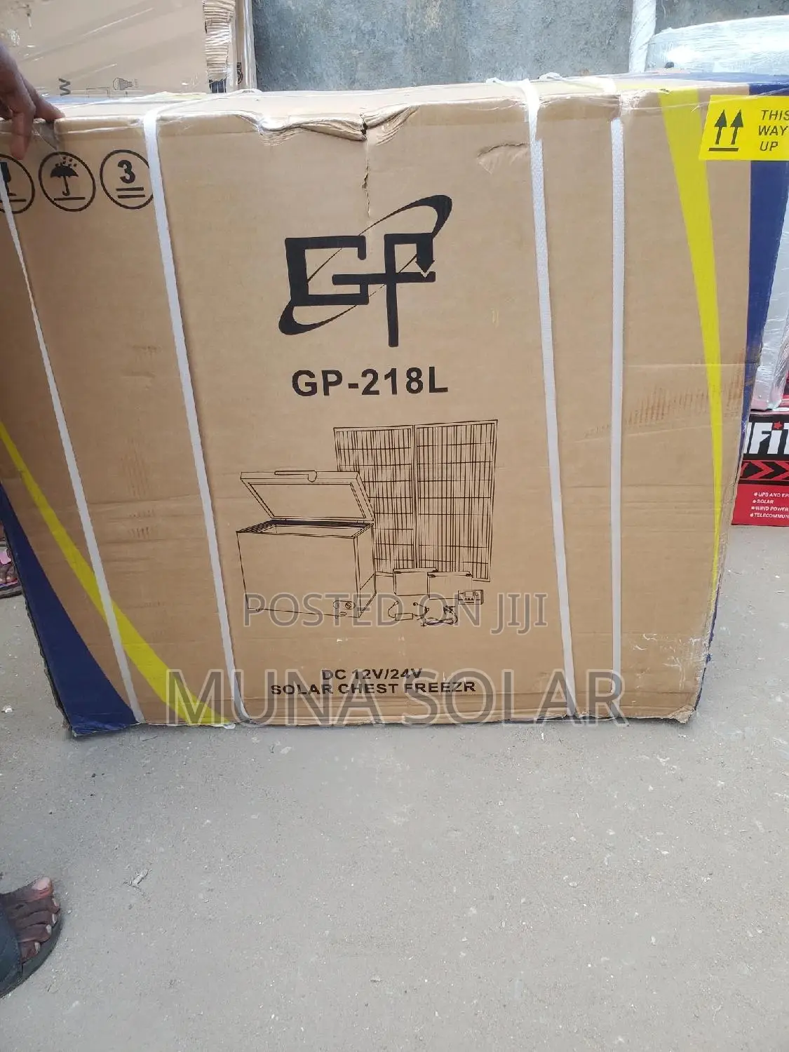 Ac and Dc Af Solar Freezer GP 218L