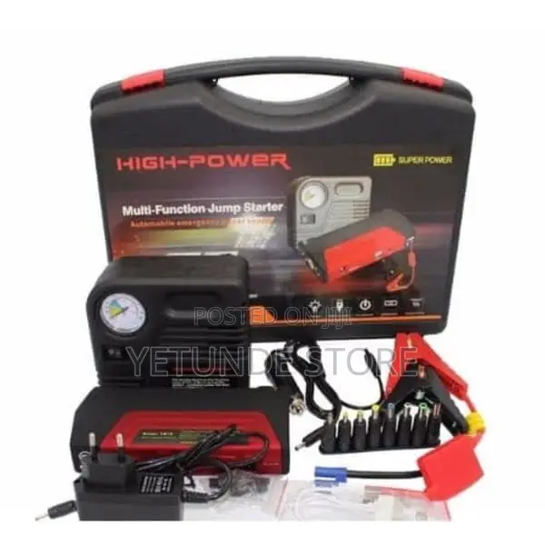 Jump Starter, Power Bank and Car Tyre Pump - Big Size