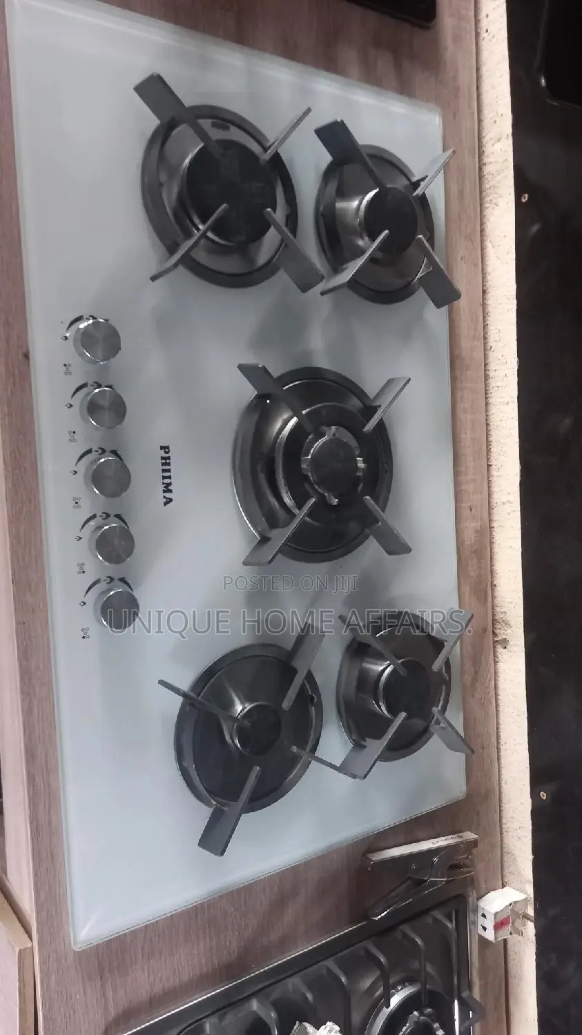 5 Burner Whiteglass Hub