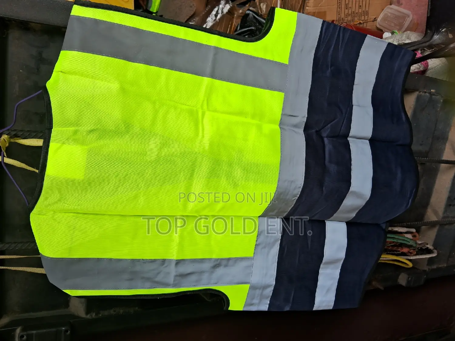 Reflective Vest: Double Colour, Pockets, Zip