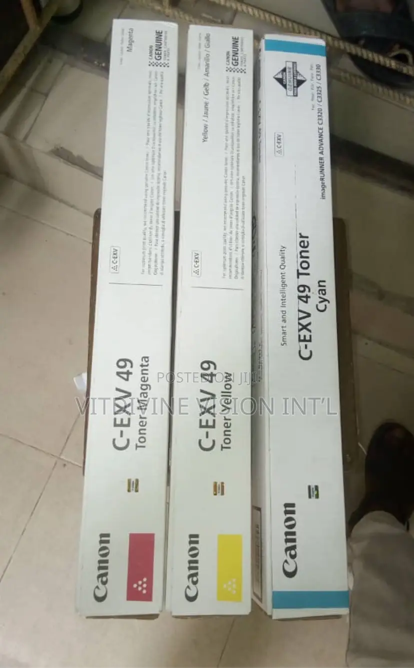 Canon C-Exv. 49 Toner Cartridge Magenta,Cyan,Yellow