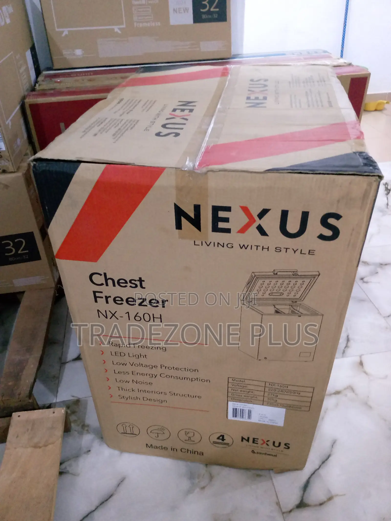 Popular Nexus 150ltr Chest Freezer With Removable Basket