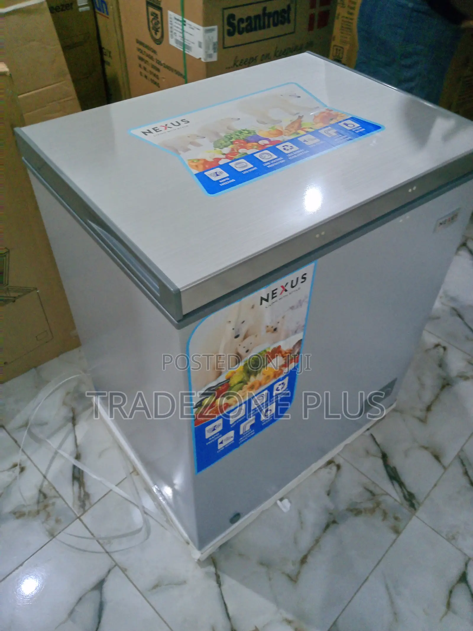 Popular Nexus 150ltr Chest Freezer With Removable Basket