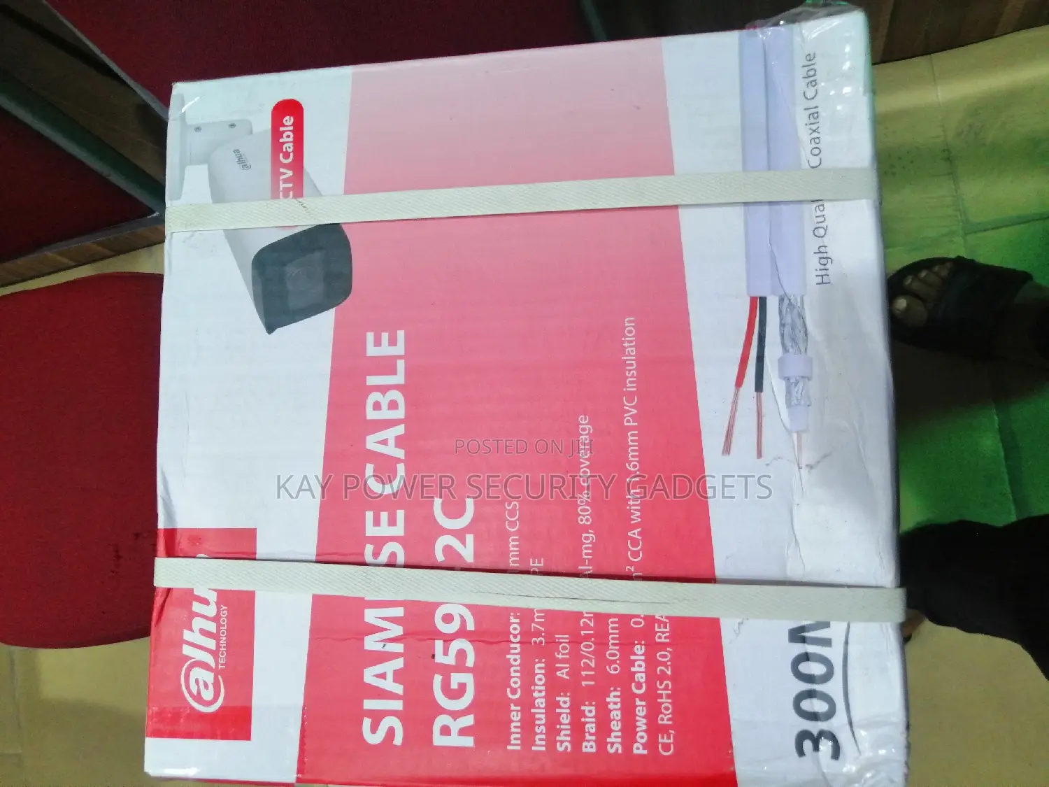Dahua RG59 305m Meter Cable