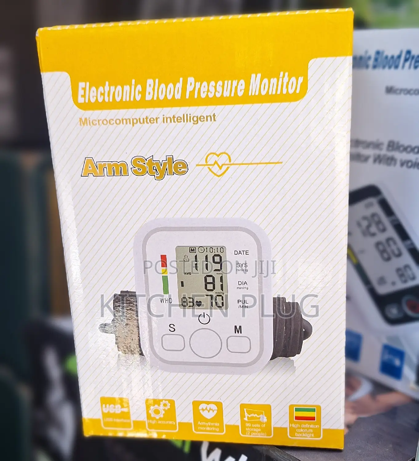 Blood Pressure Monitor Digital With Voice