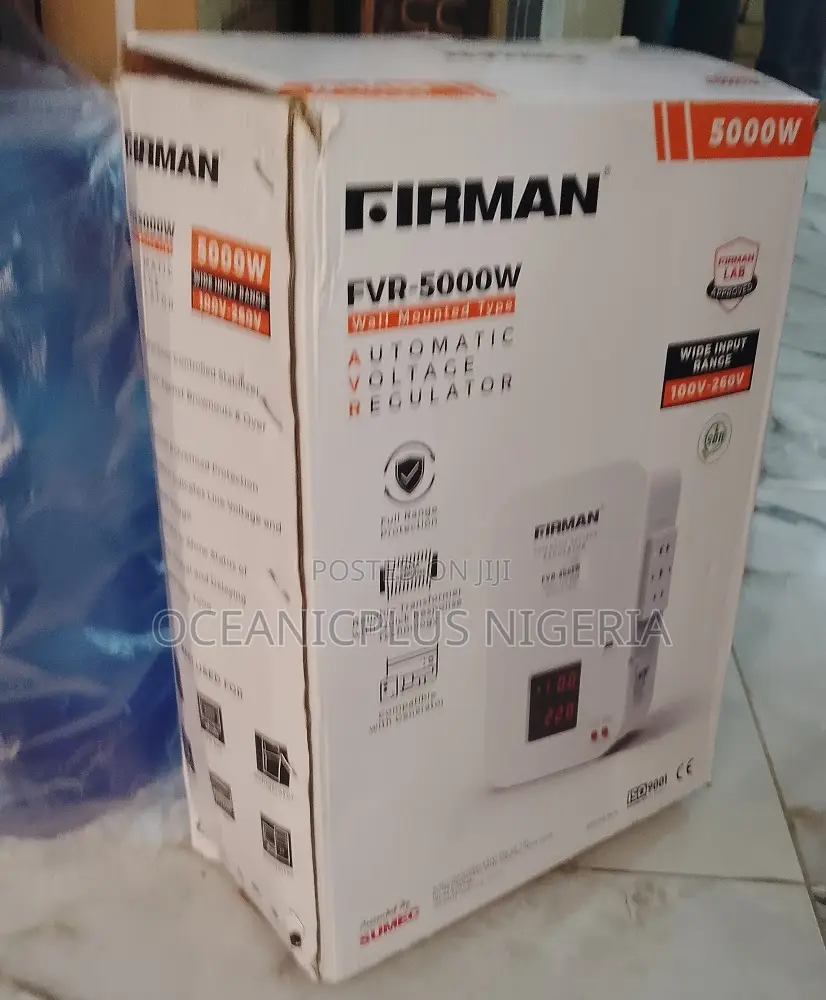 Just In!! Firman 5000watts Stabilizer for Home Use