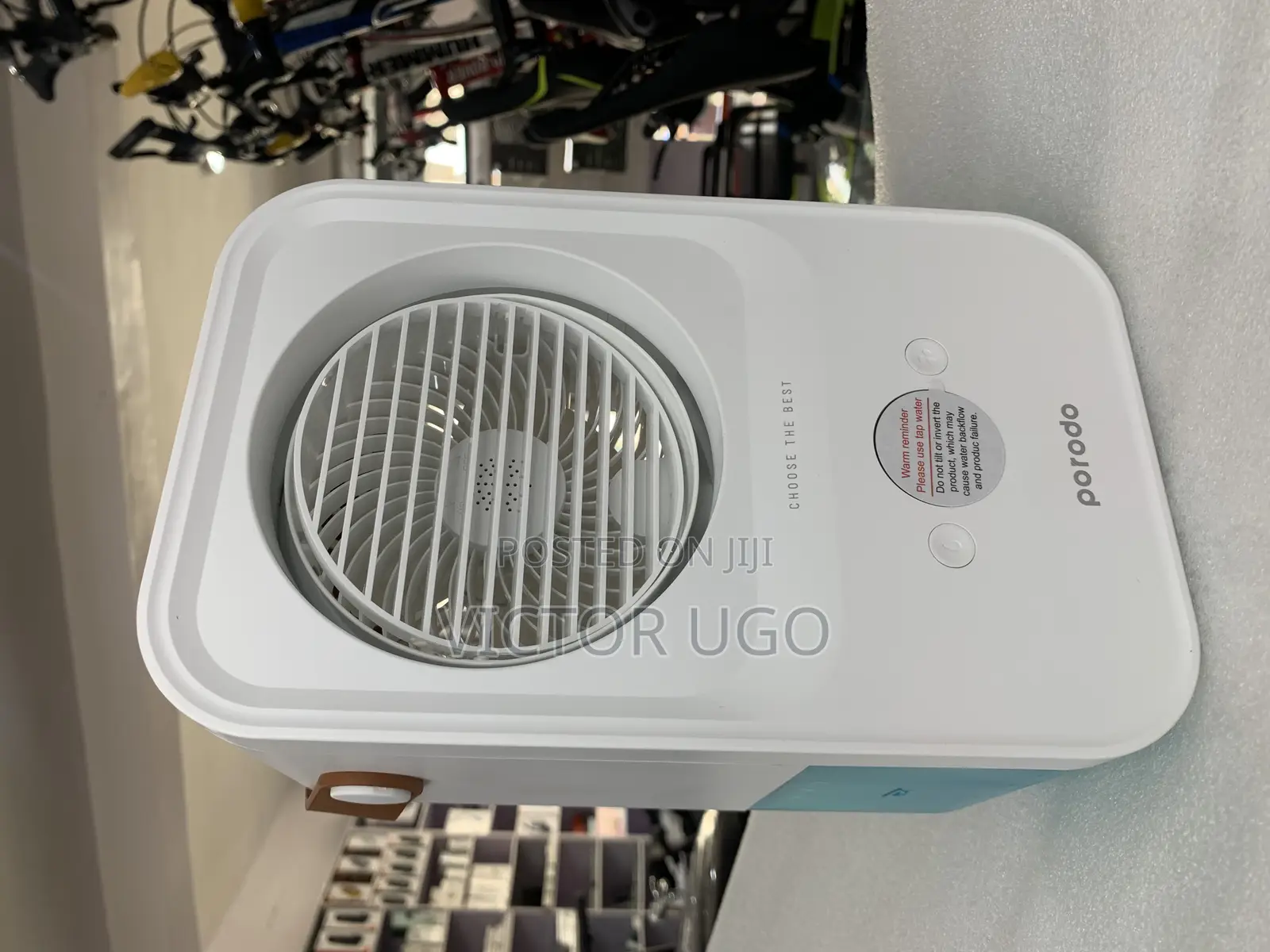 Nano Water and Ice Mist Cooling Fan