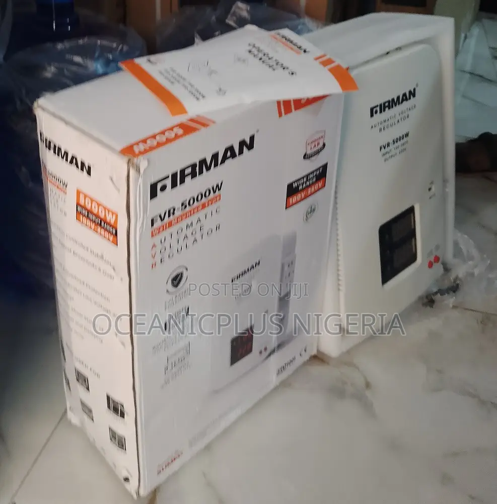 Home Use Firman 5000 Watts Stabilizer With USB Port
