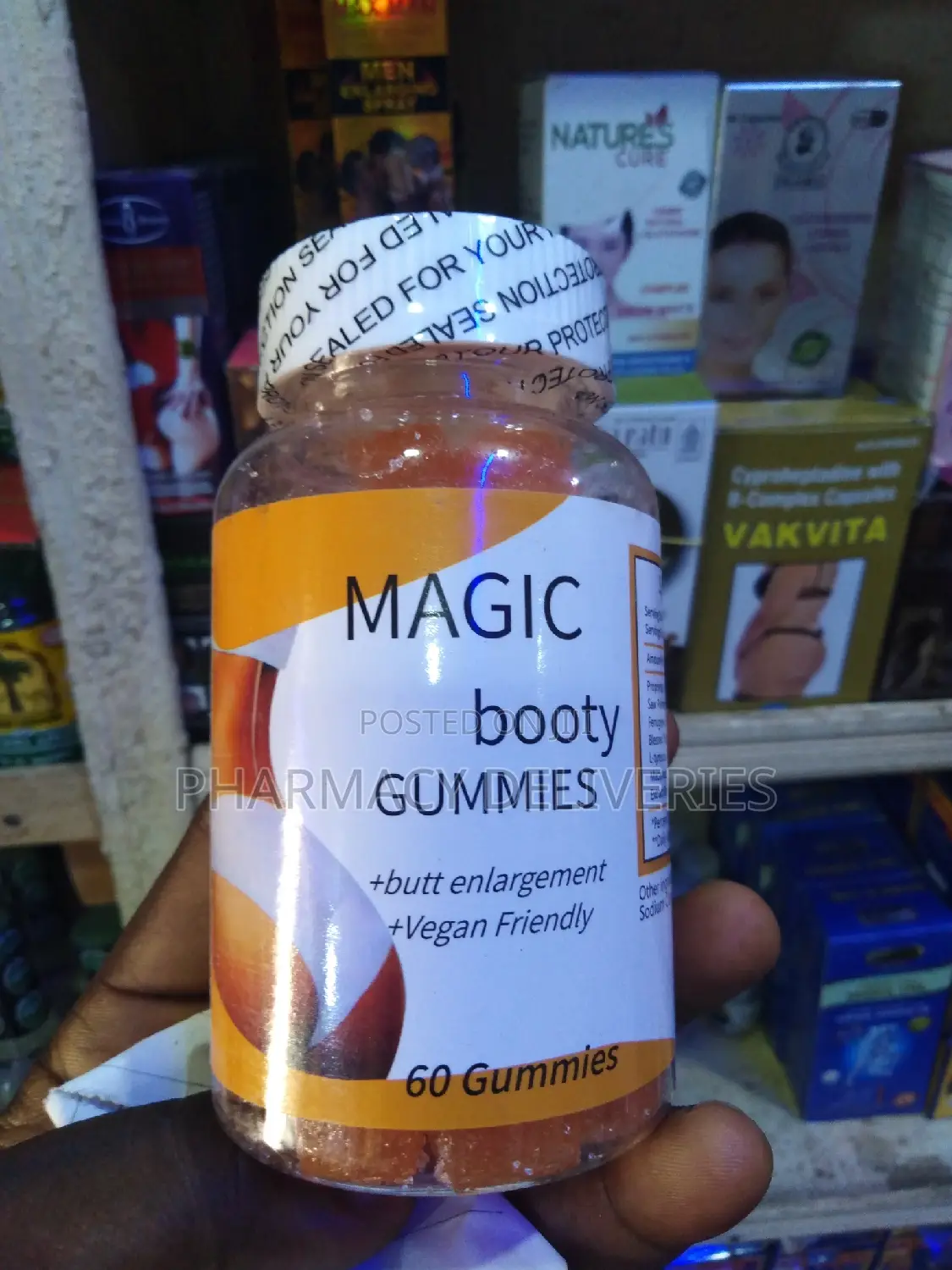 Booty Magic 7 Days Booty Fattening Hip Enlargement Gummies