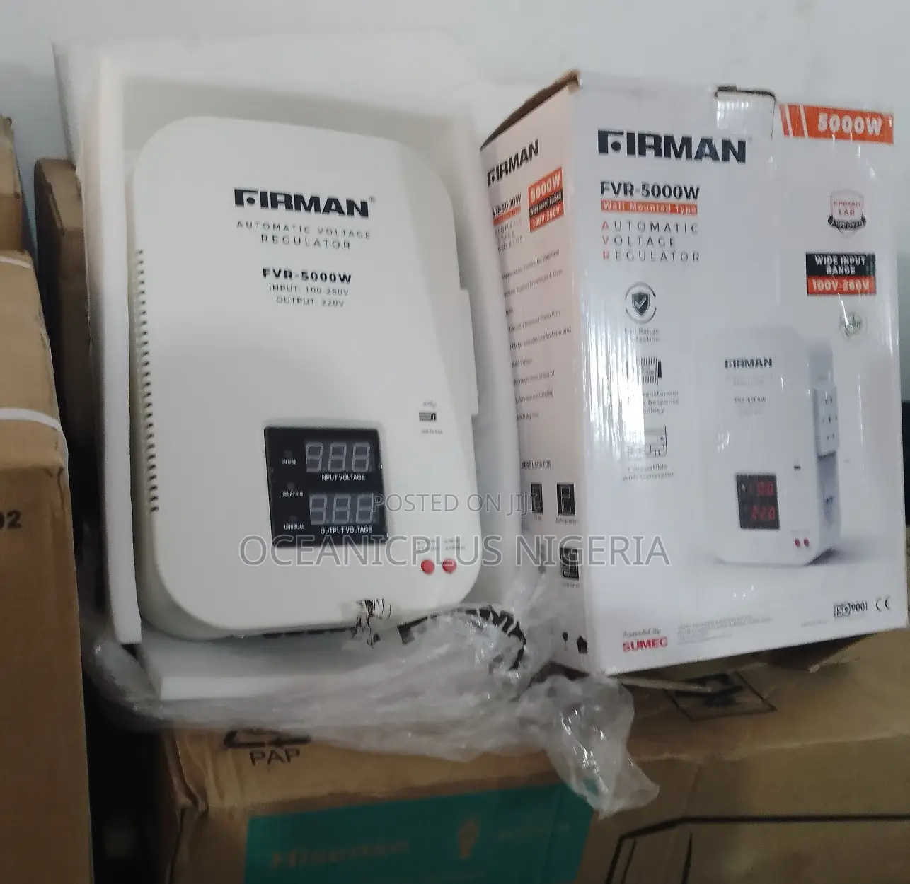 Home Use Firman Stabilizer 5000watts With Usb Port