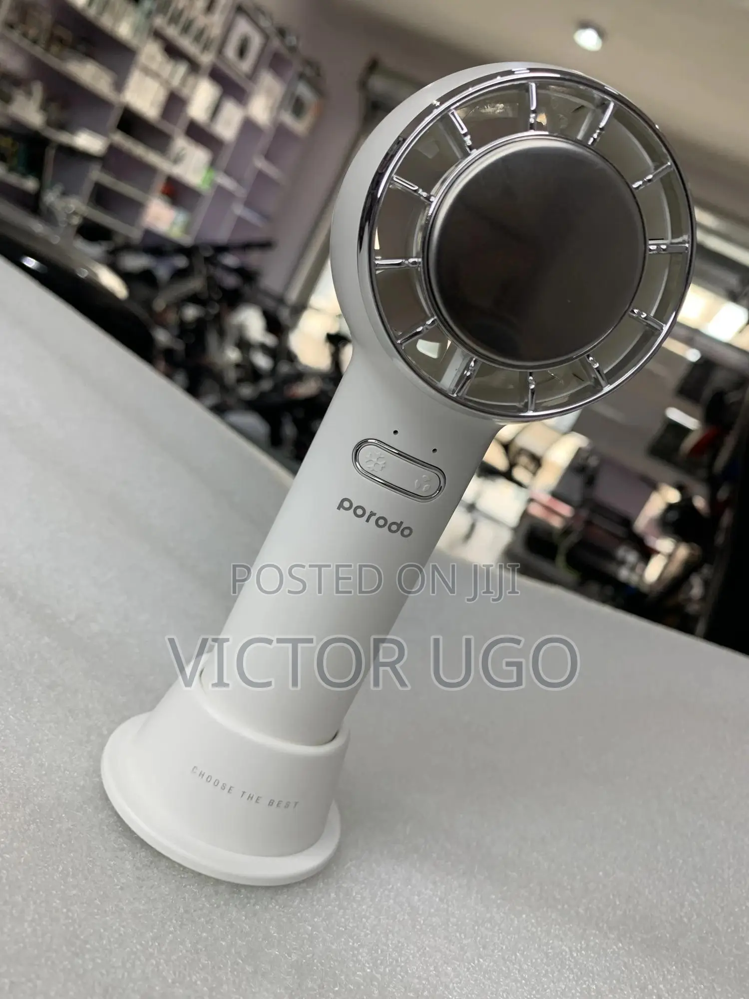 Portable Handheld Turbo Fan With Cold Compress