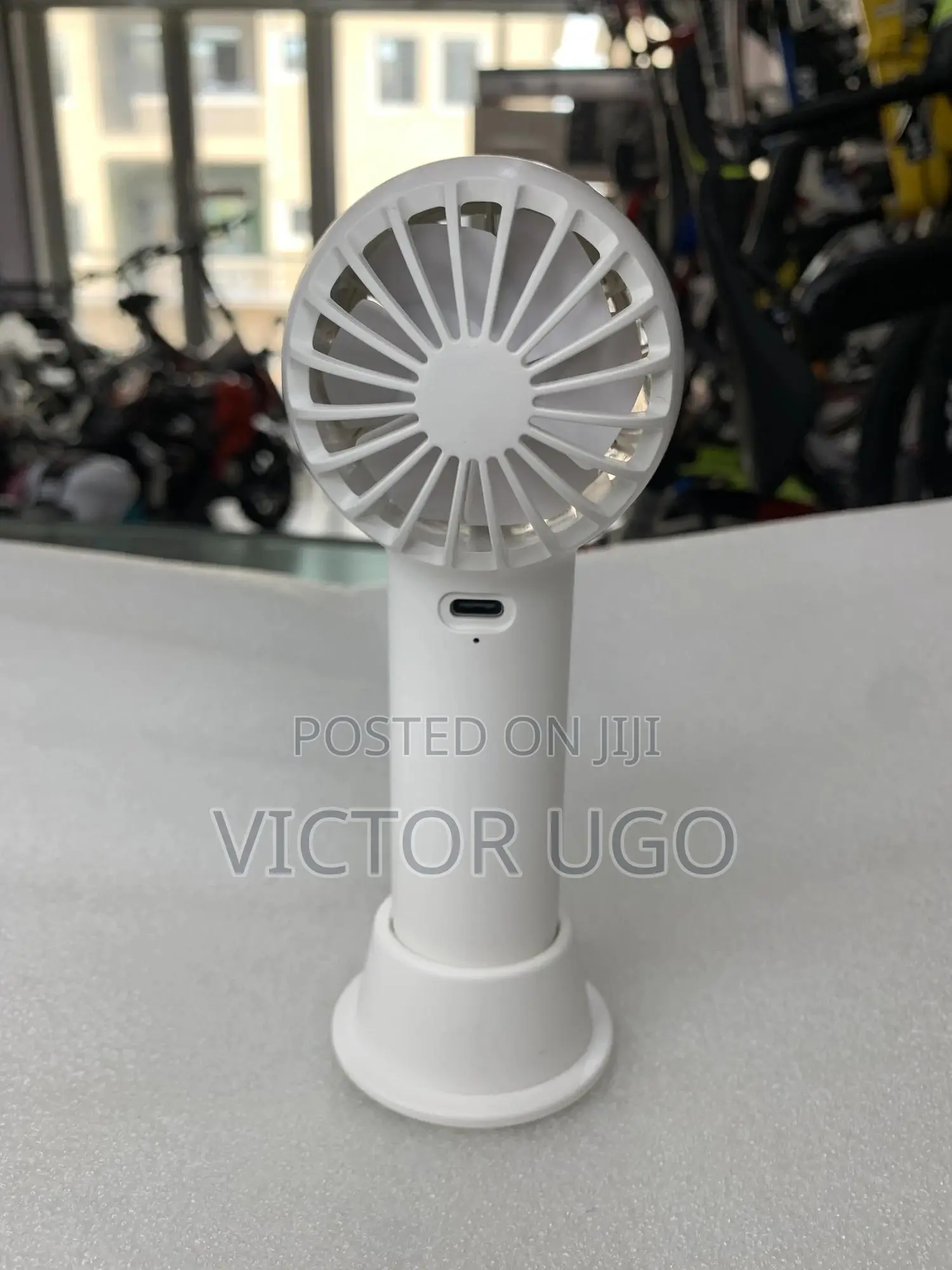 Portable Handheld Turbo Fan With Cold Compress