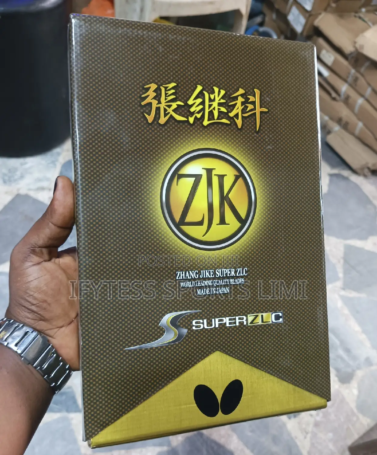 Best Quality ZJK Butterfly Wooden Table Tennis Bat.